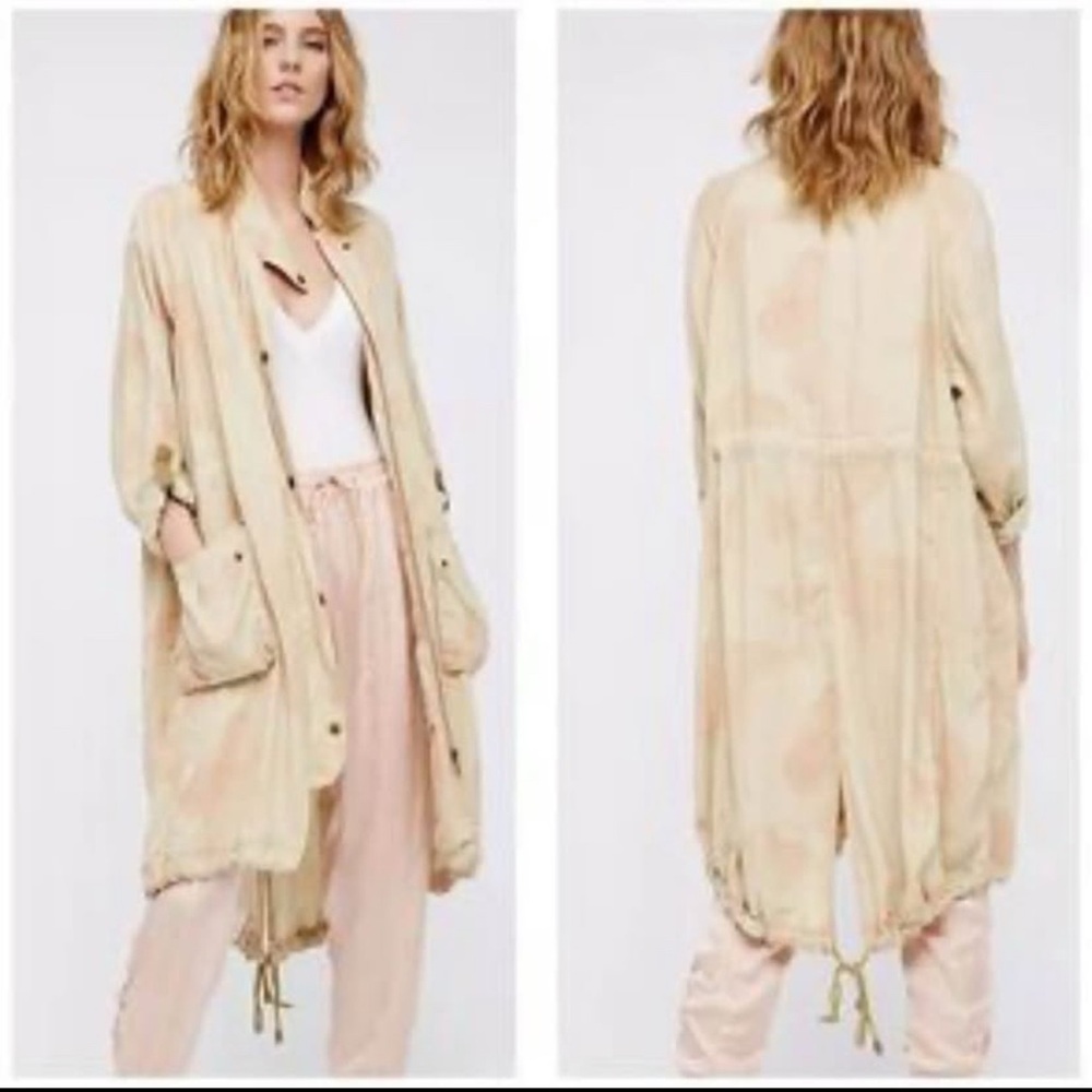 Free People Lightweight Utility Trench Coat